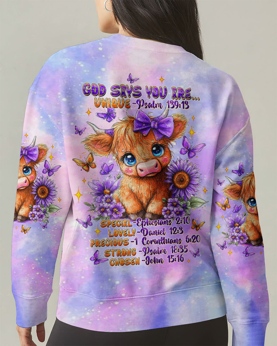 God Says You Are Cow Women's All Over Print Shirt   - Tltw3007253