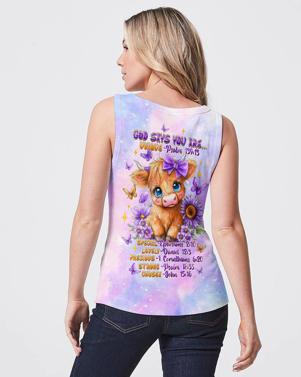 God Says You Are Cow Women's All Over Print Shirt   - Tltw3007253