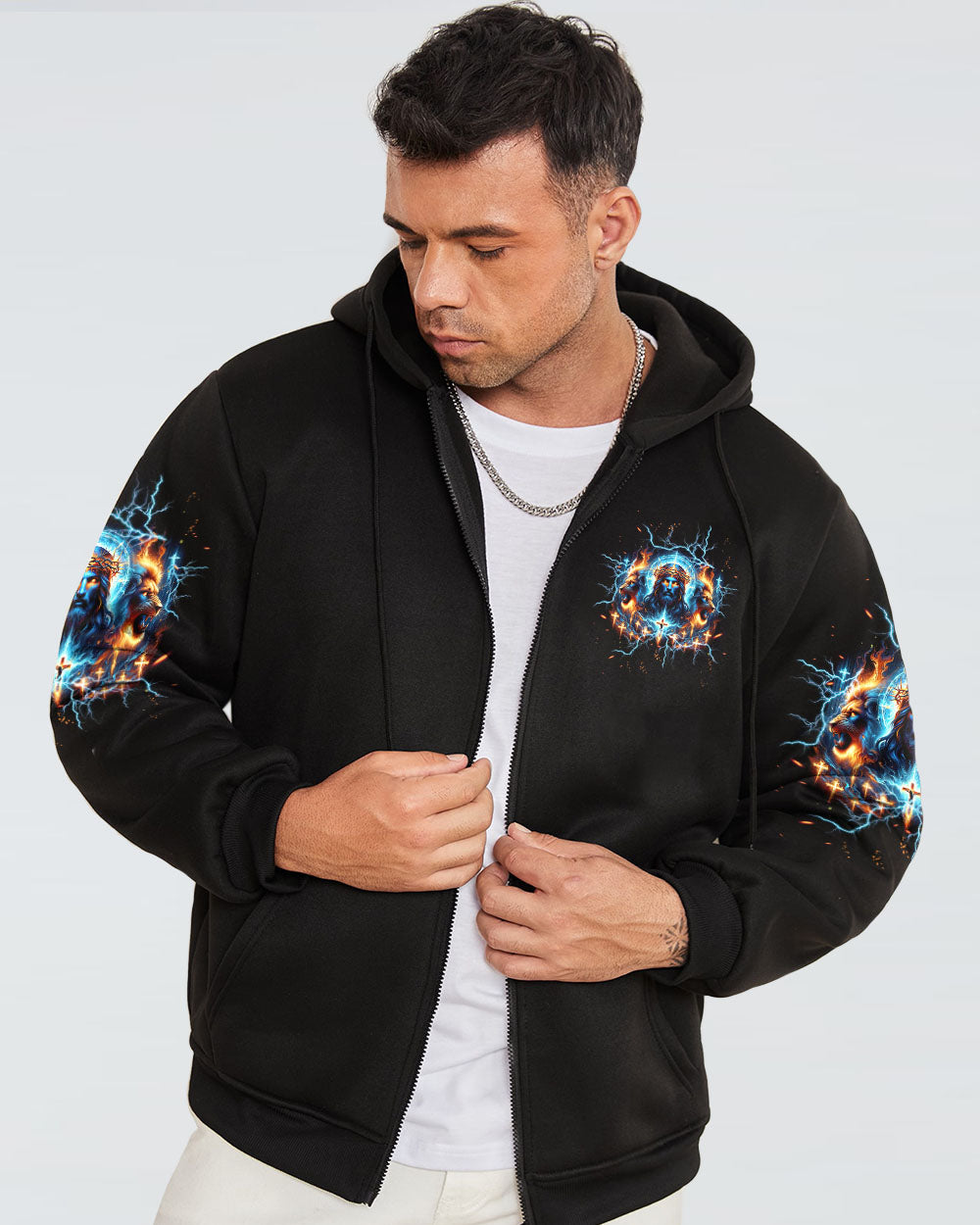 Jesus Dropped The Charges Lion Men's All Over Print Shirt - Tltw3105244