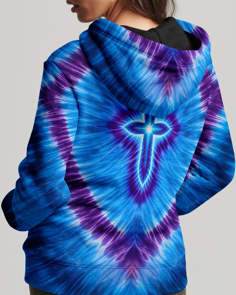 Cross Tie Dye Women's All Over Print Shirt - Tltw3112252