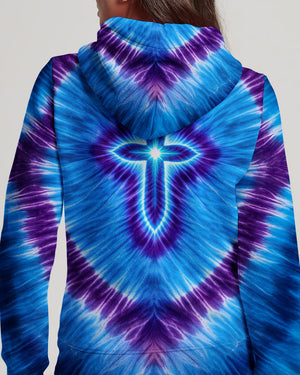 Cross Tie Dye Women's All Over Print Shirt - Tltw3112252