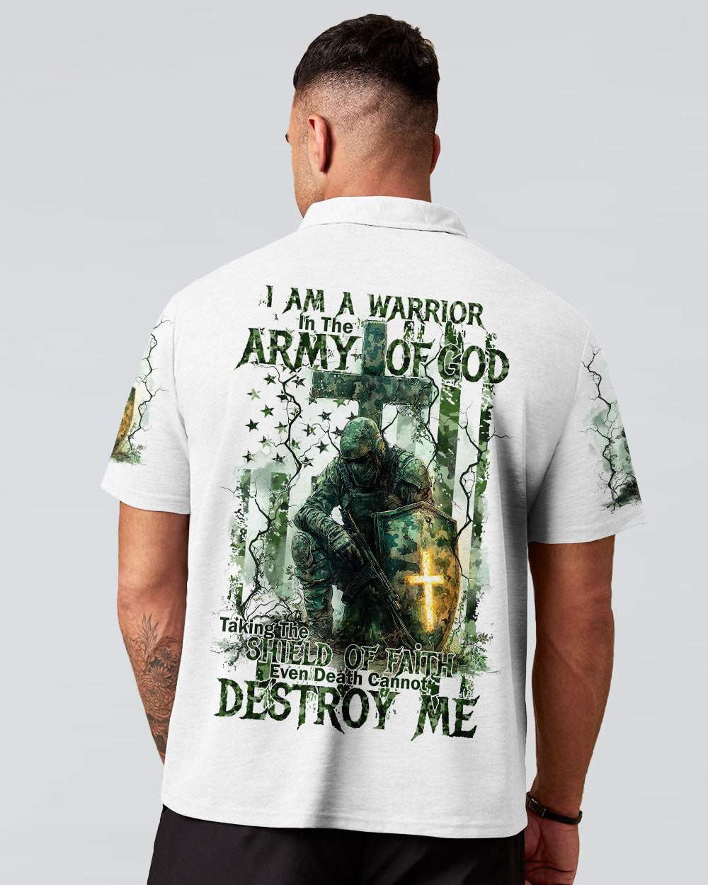 I Am A Warrior In The Army Of God Men's All Over Print Shirt - Ty0212243
