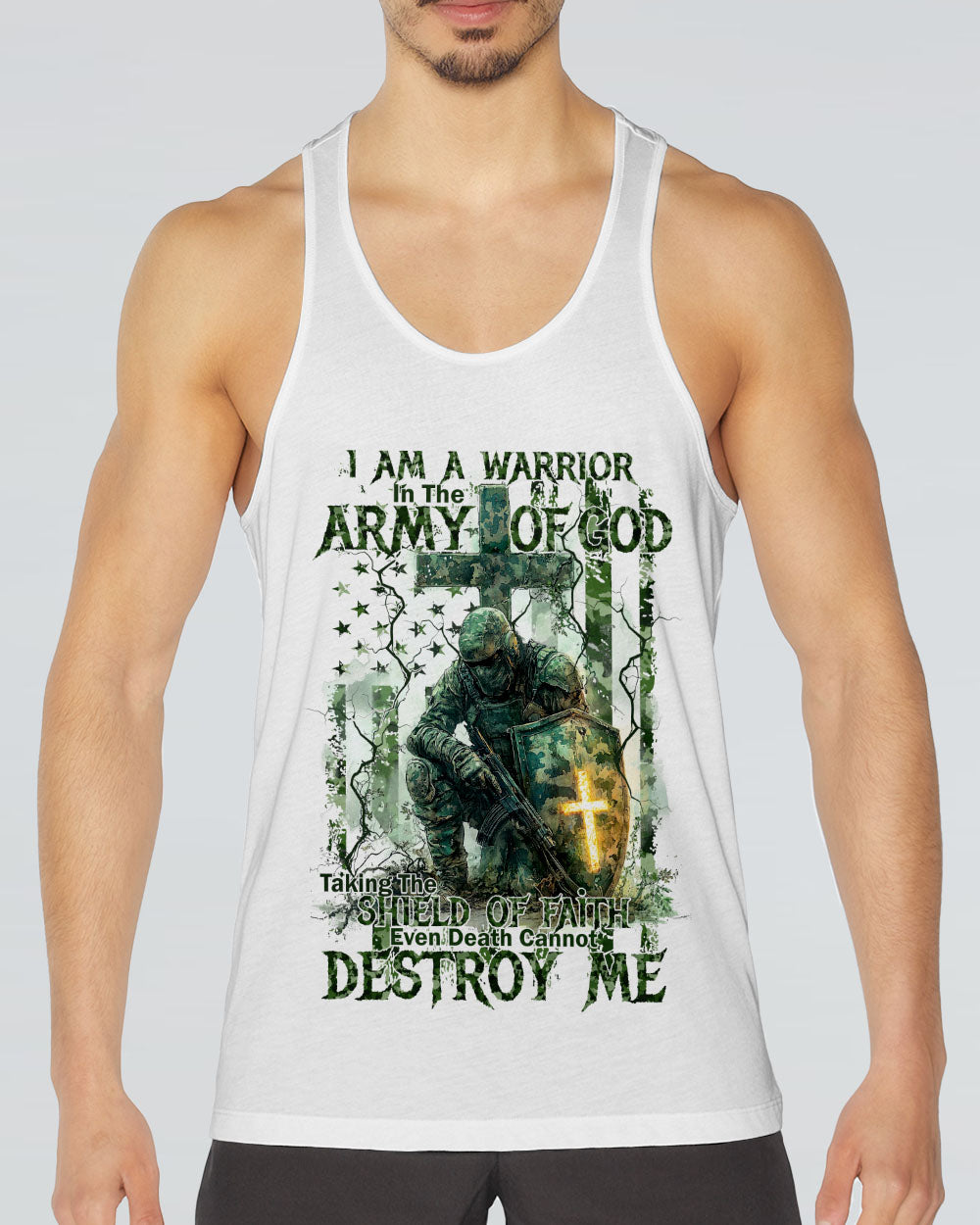 I Am A Warrior In The Army Of God Men's All Over Print Shirt - Ty0212243
