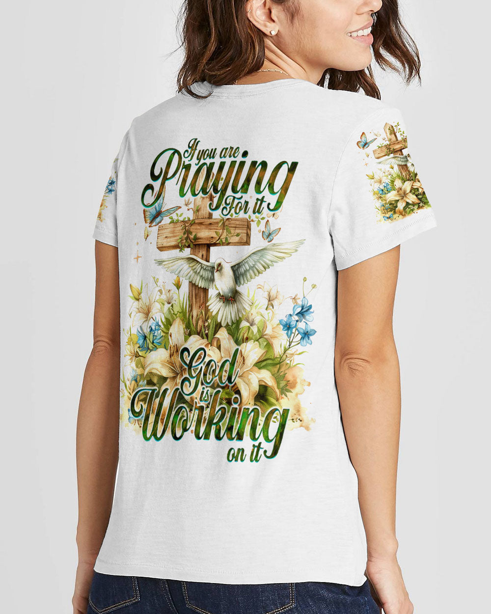 If You Are Praying For It Women's All Over Print Shirt - Ty0304243