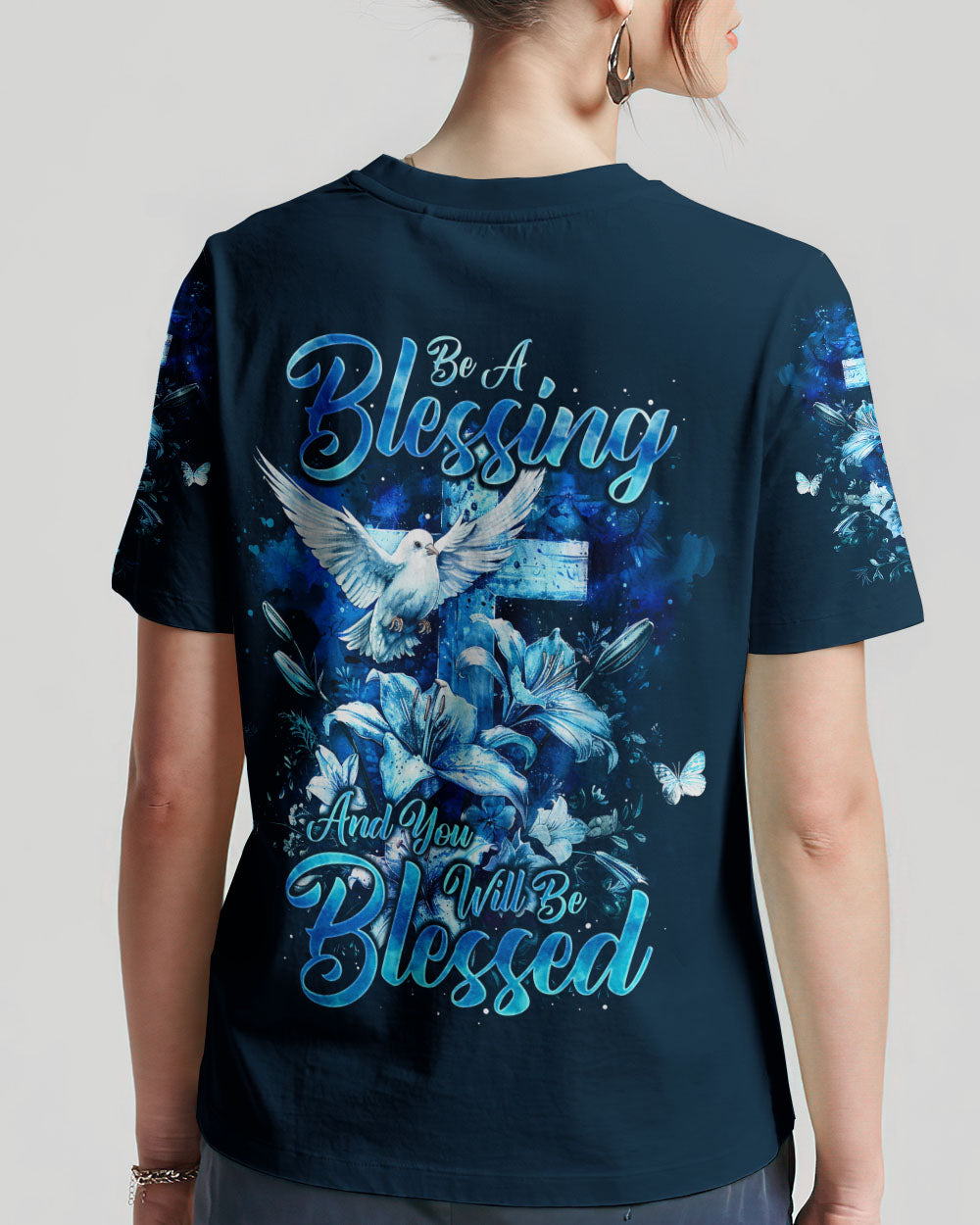 Be A Blessing Women's All Over Print Shirt - Ty1103241