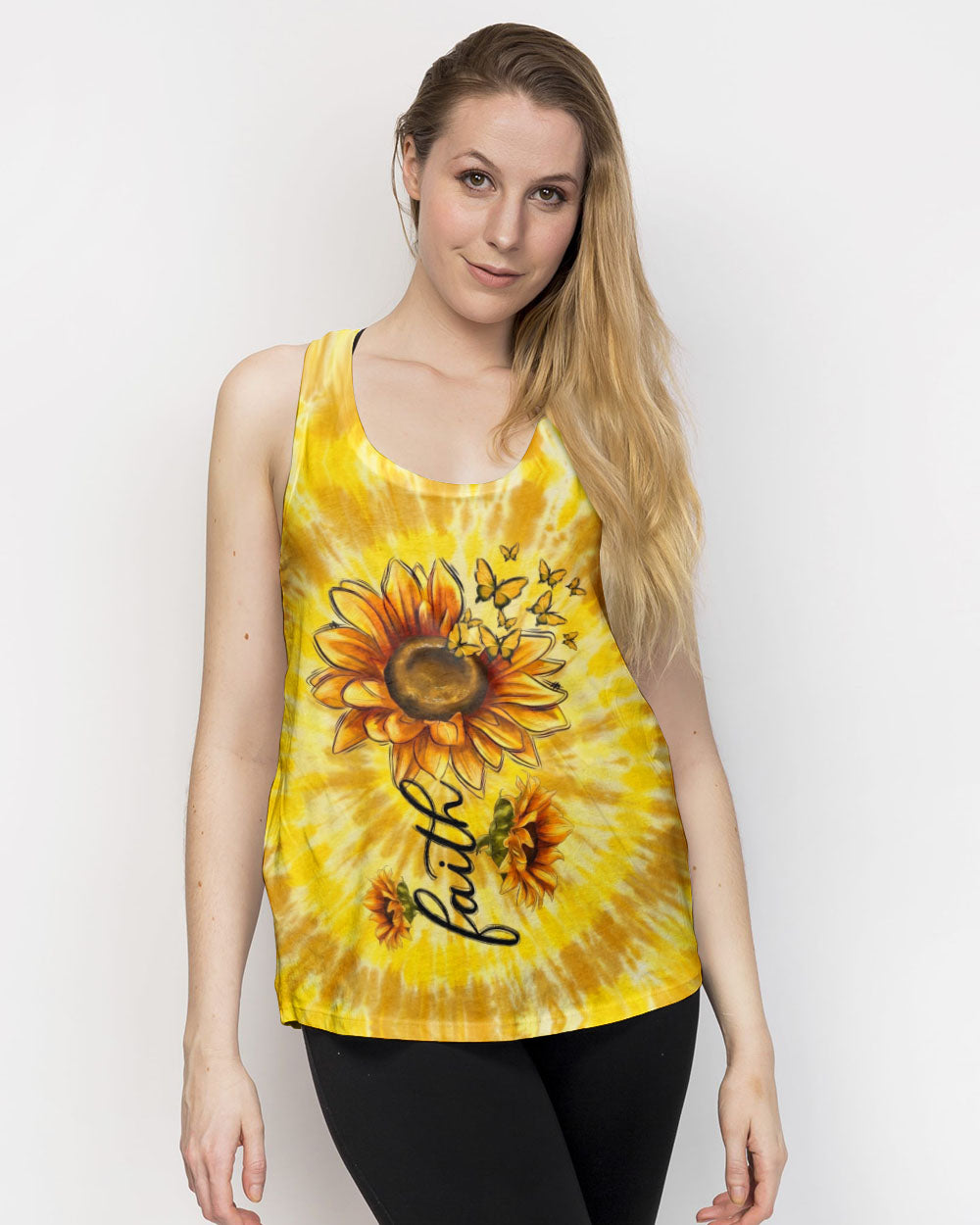 Faith Sunflower Women's All Over Print Shirt - Ty1104261