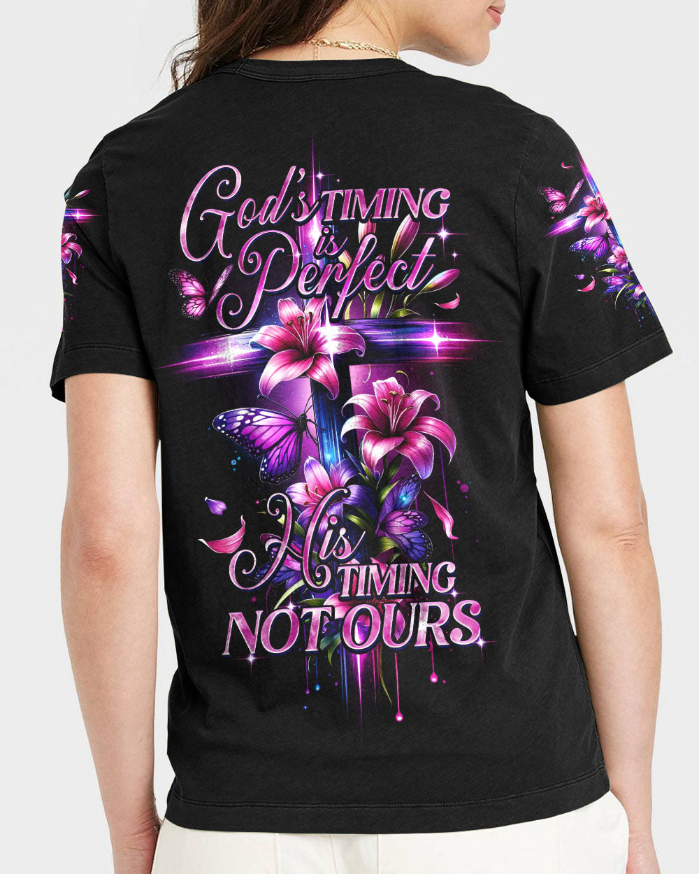 God's Timing Is Perfect Women's All Over Print Shirt - Ty1501242
