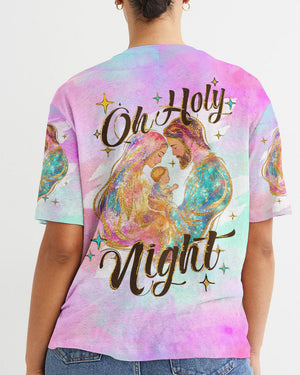 Oh Holy Night Women's All Over Print Shirt - Ty1511242