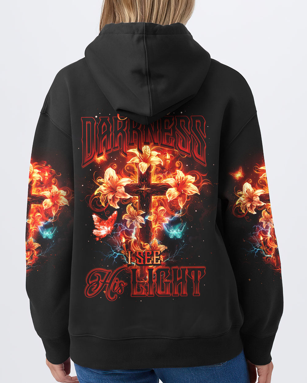 Even In Darkness I See His Light Women's All Over Print Shirt - Ty2504242