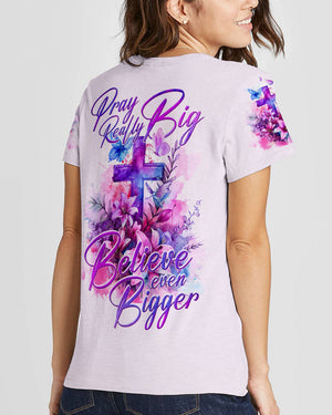 Pray Really Big Women's All Over Print Shirt - Ty2902242