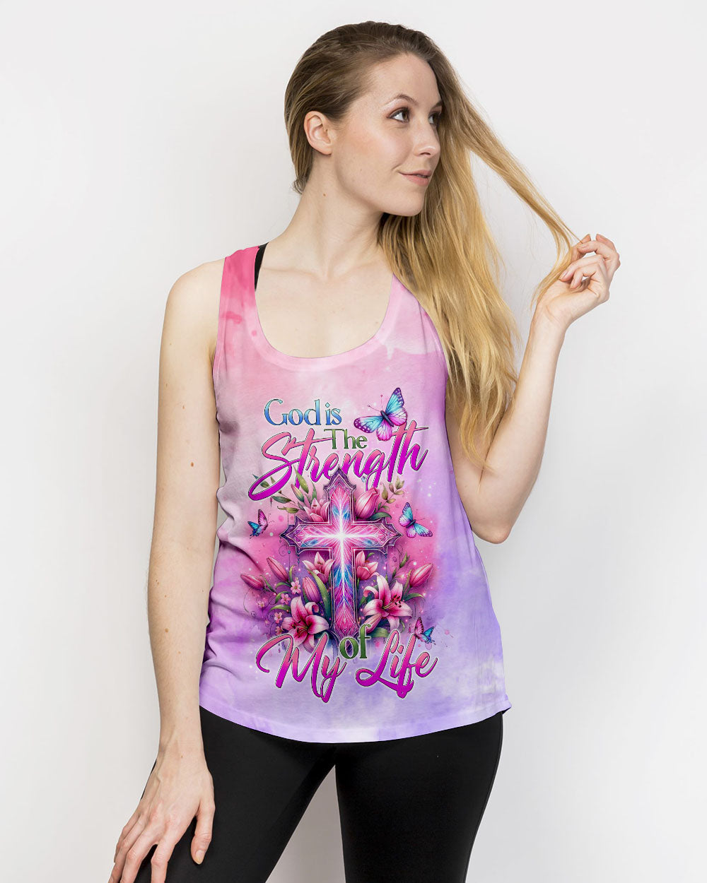 God Is The Strength Of My Life Women's All Over Print Shirt - Tyhi1106242
