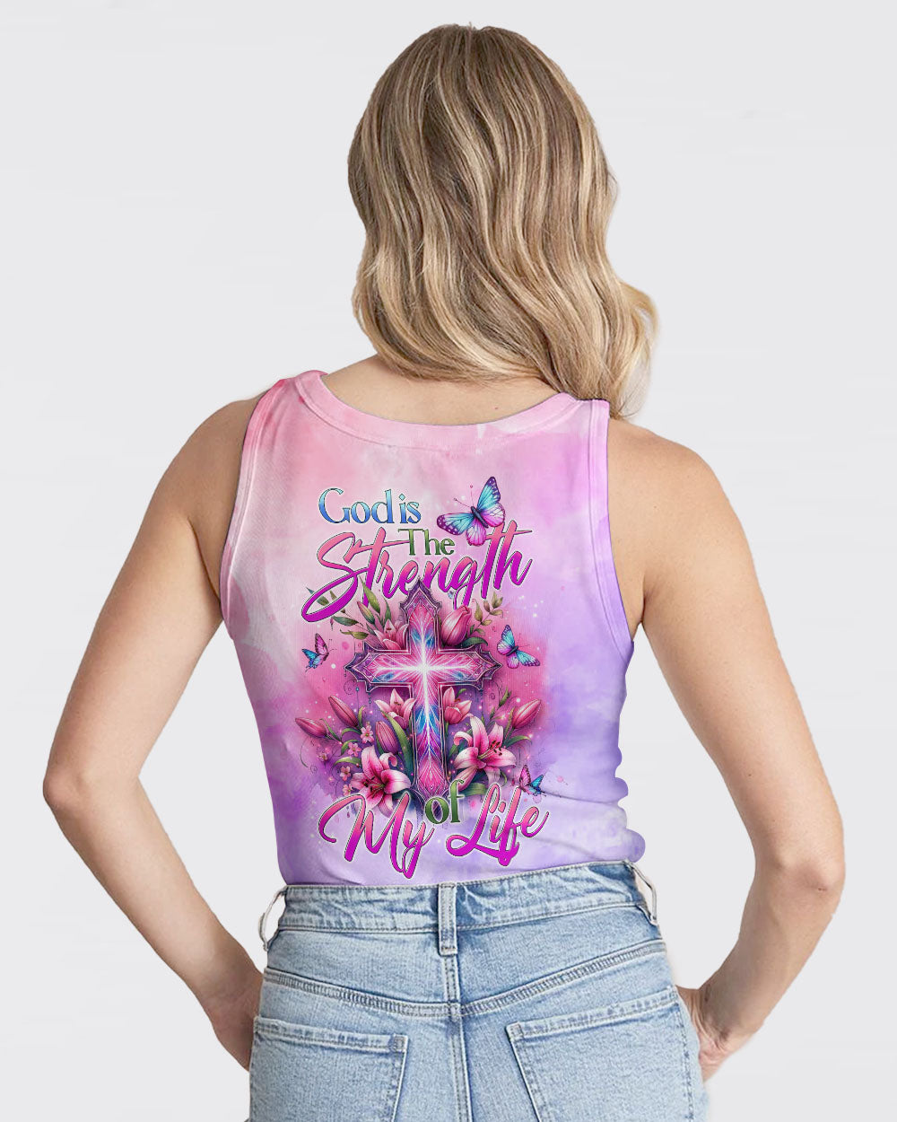 God Is The Strength Of My Life Women's All Over Print Shirt - Tyhi1106242