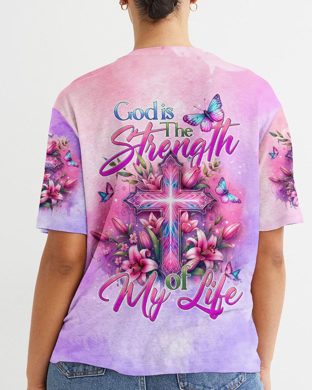 God Is The Strength Of My Life Women's All Over Print Shirt - Tyhi1106242