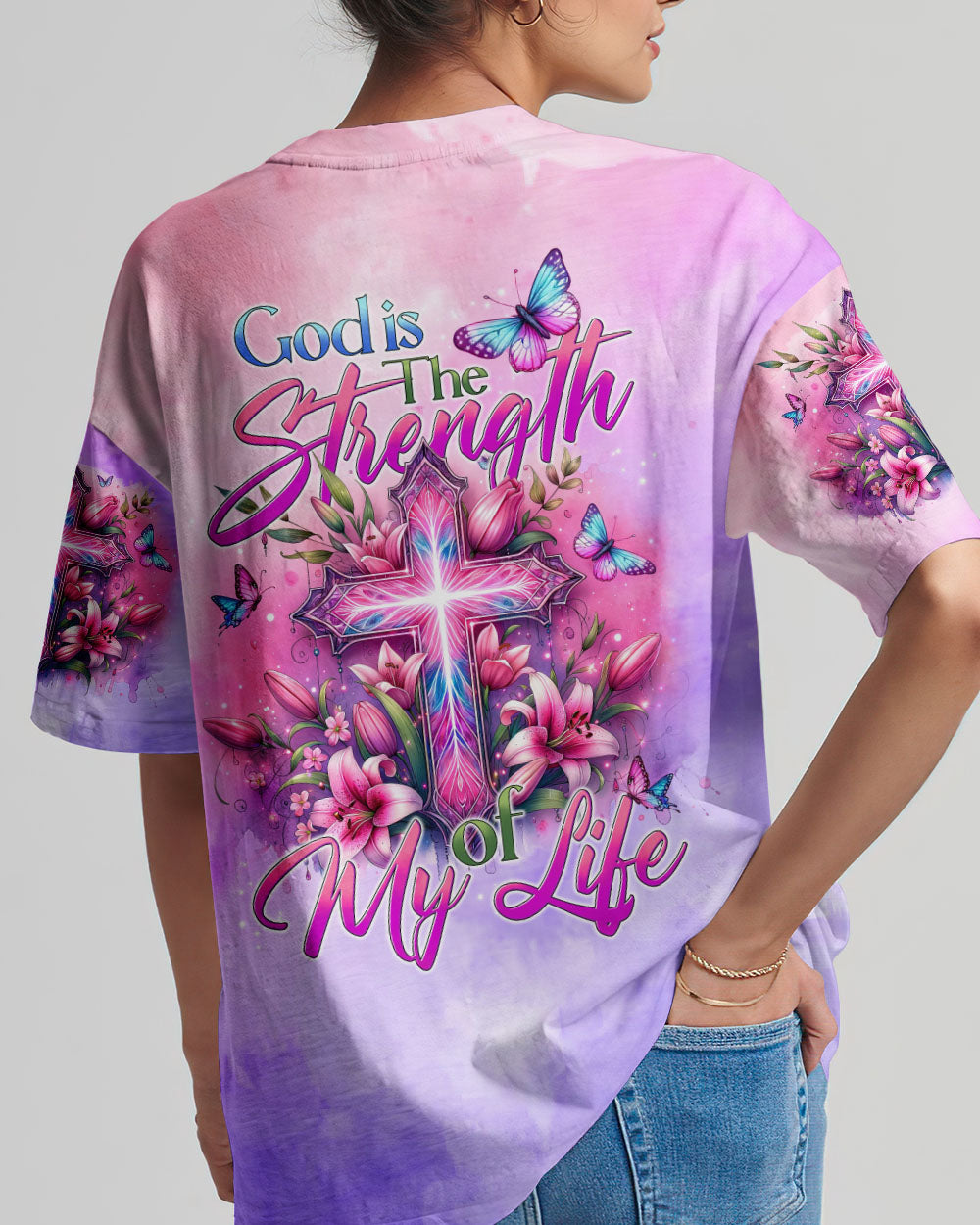 God Is The Strength Of My Life Women's All Over Print Shirt - Tyhi1106242