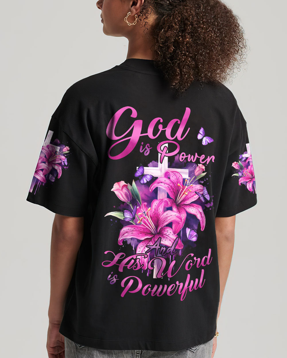 God Is Power Women's All Over Print Shirt - Tyhi1603241