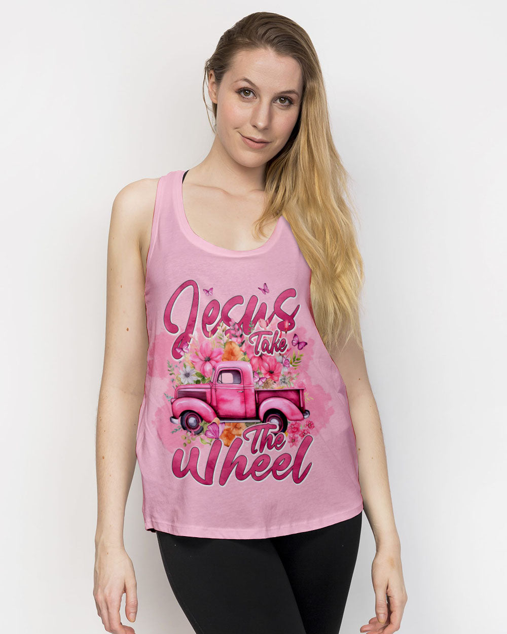 Jesus Take The Wheel Women's All Over Print Shirt - Tyhi2303241