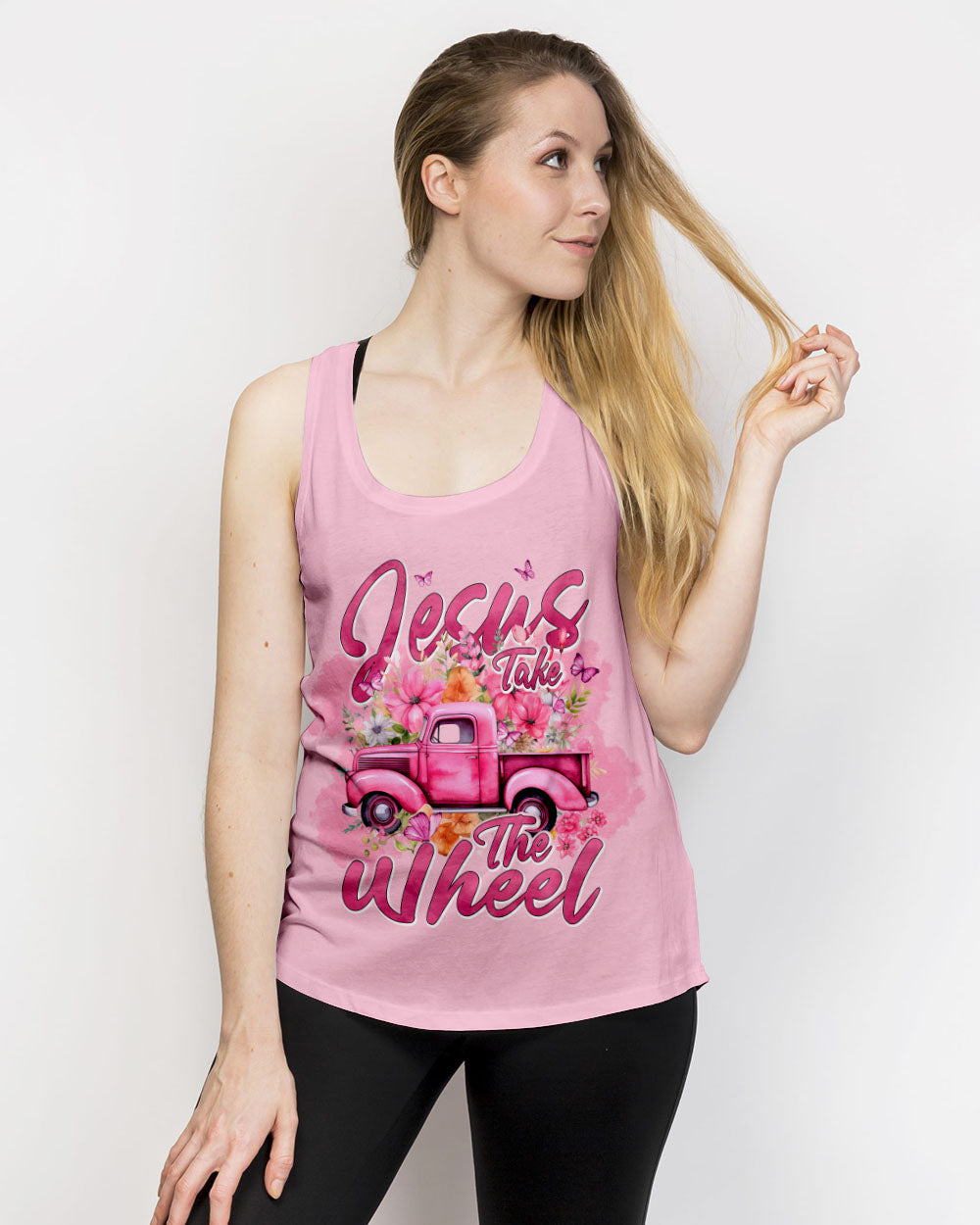 Jesus Take The Wheel Women's All Over Print Shirt - Tyhi2303241