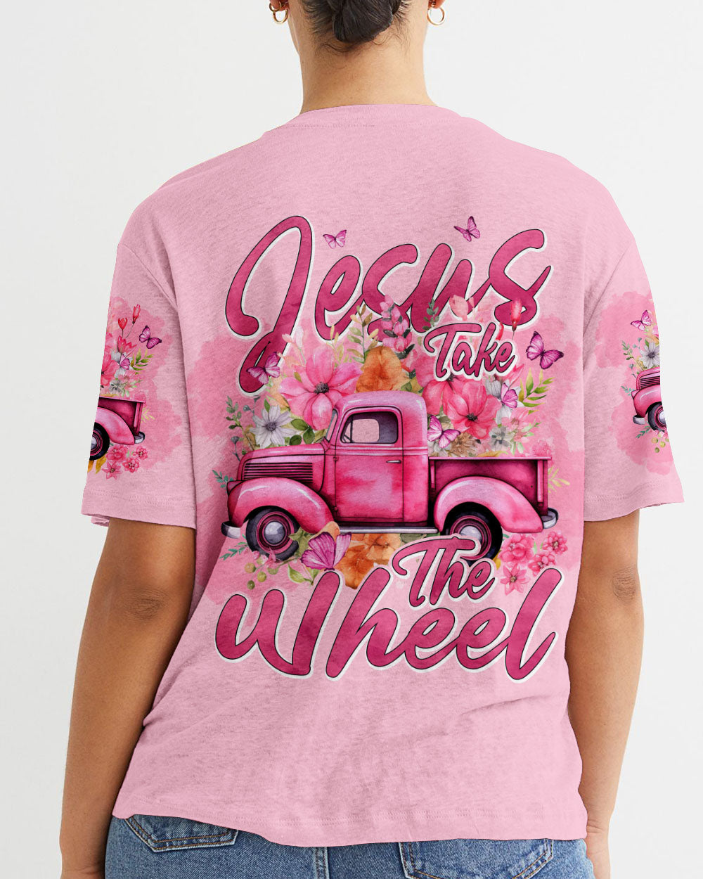 Jesus Take The Wheel Women's All Over Print Shirt - Tyhi2303241