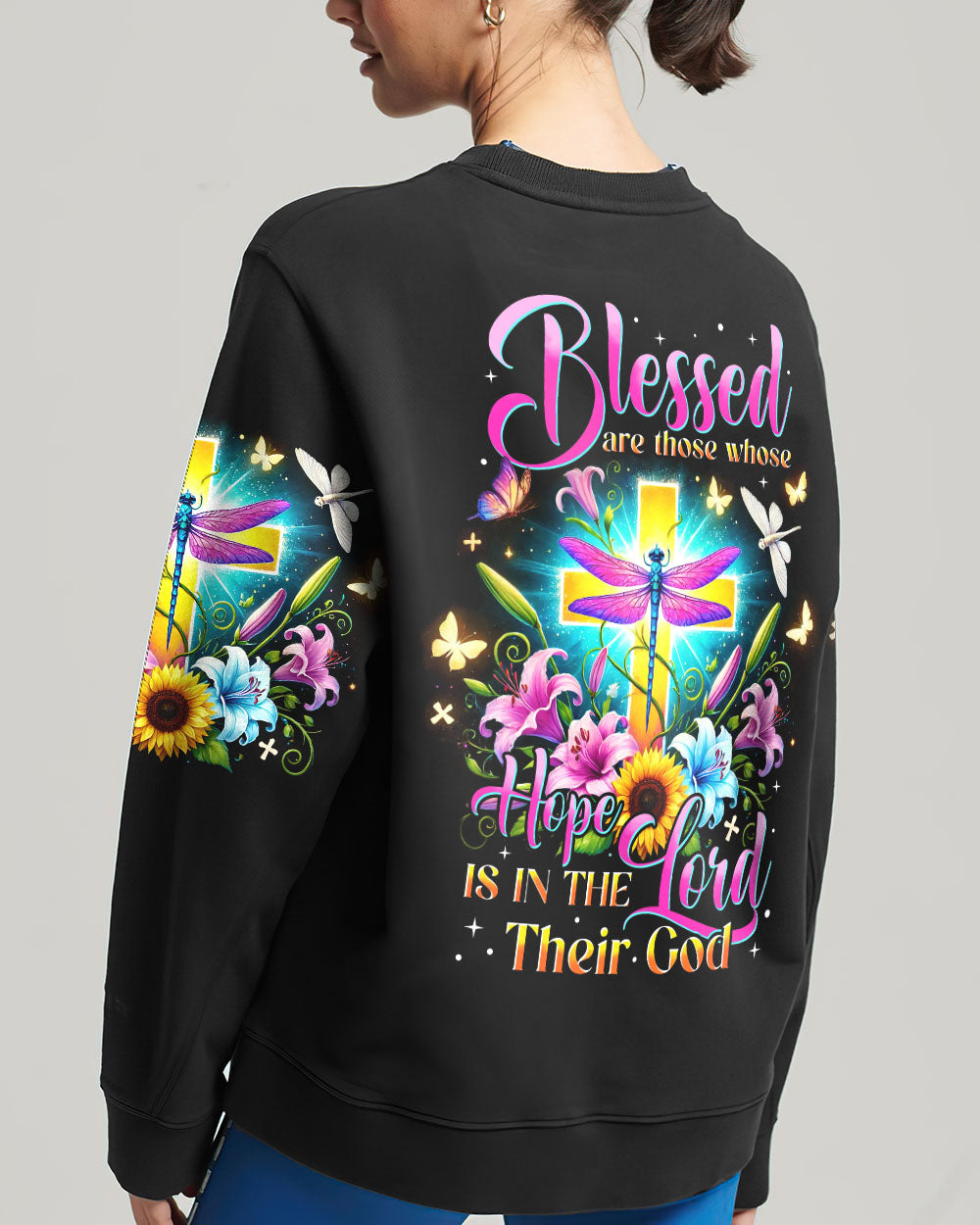 Blessed Are Those Whose Hope Is In The Lord Their God Women's All Over Print Shirt - Tyhi2307243