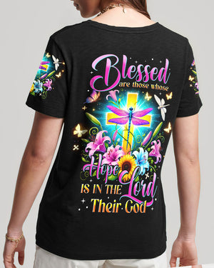 Blessed Are Those Whose Hope Is In The Lord Their God Women's All Over Print Shirt - Tyhi2307243