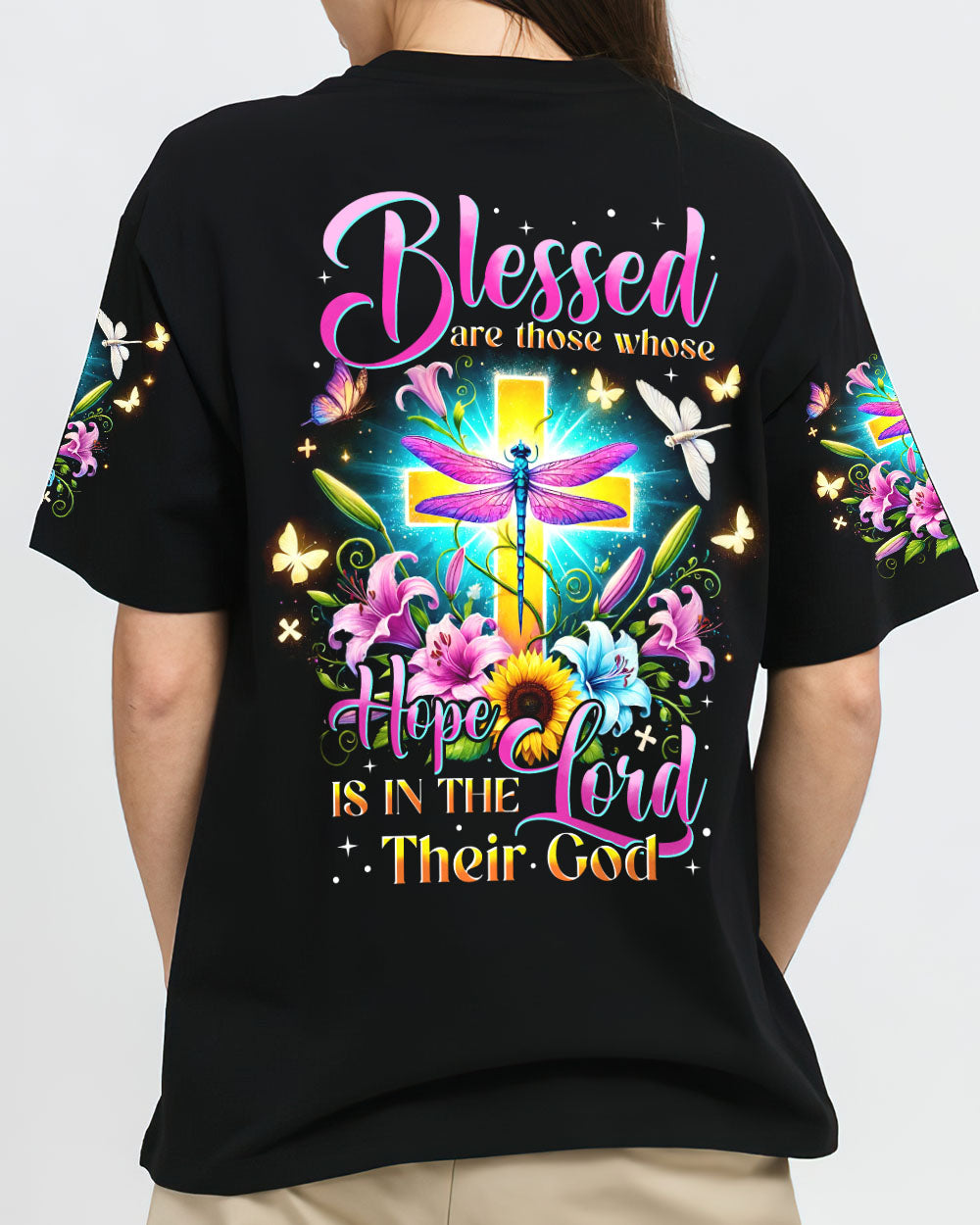 Blessed Are Those Whose Hope Is In The Lord Their God Women's All Over Print Shirt - Tyhi2307243
