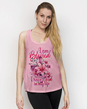 I Am Blessed Because I Have God In My Life Women's All Over Print Shirt - Tyhi2504242