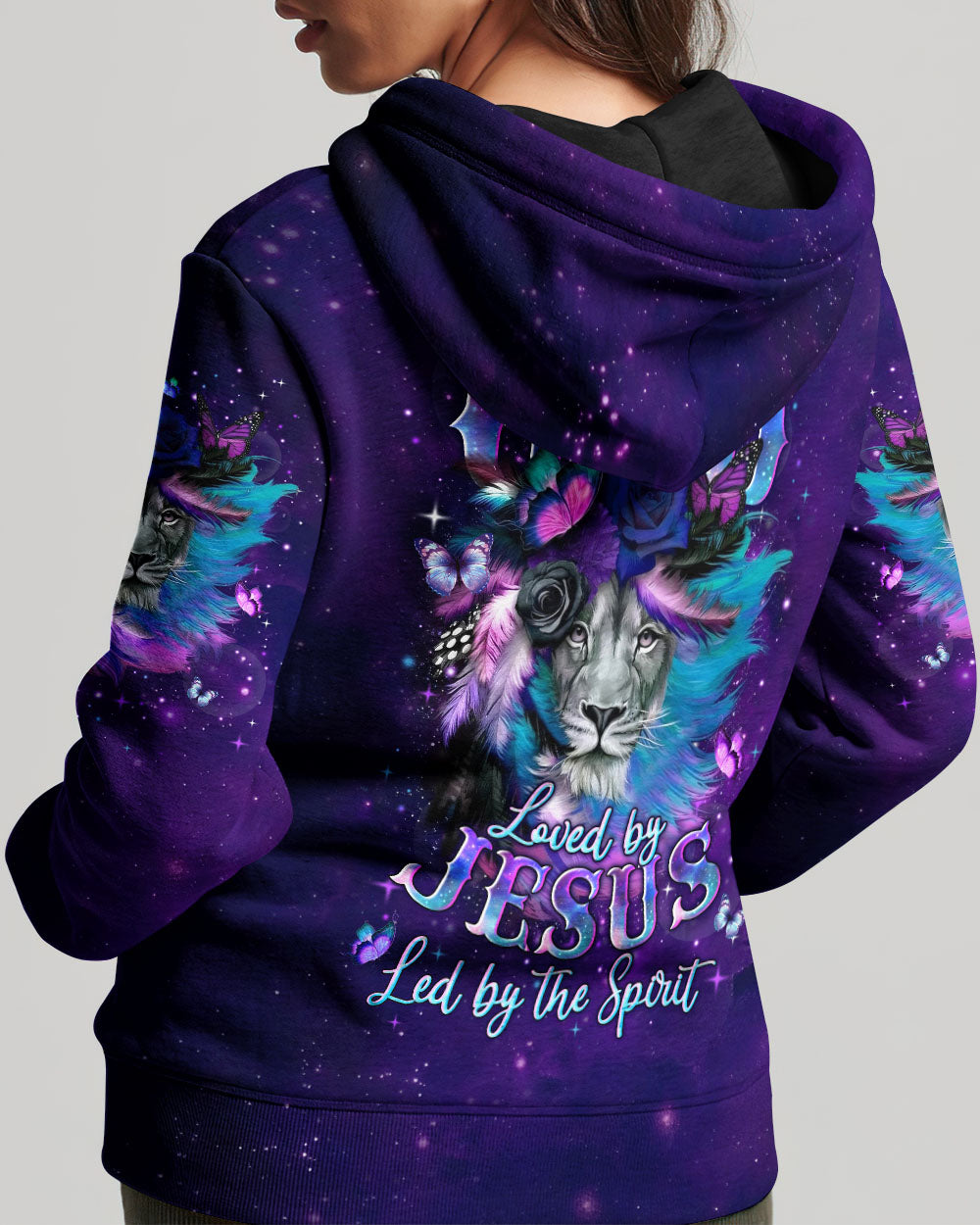 Blessed By God Lion Women's All Over Print Shirt - Tyln0403262