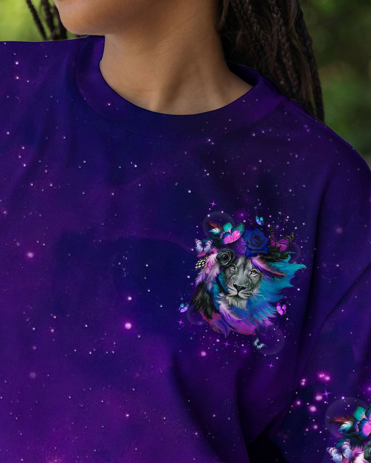Blessed By God Lion Women's All Over Print Shirt - Tyln0403262