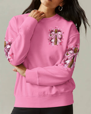 The Hem Of His Garment Breast Cancer Awareness Women's All Over Print Shirt - Tyln0707261