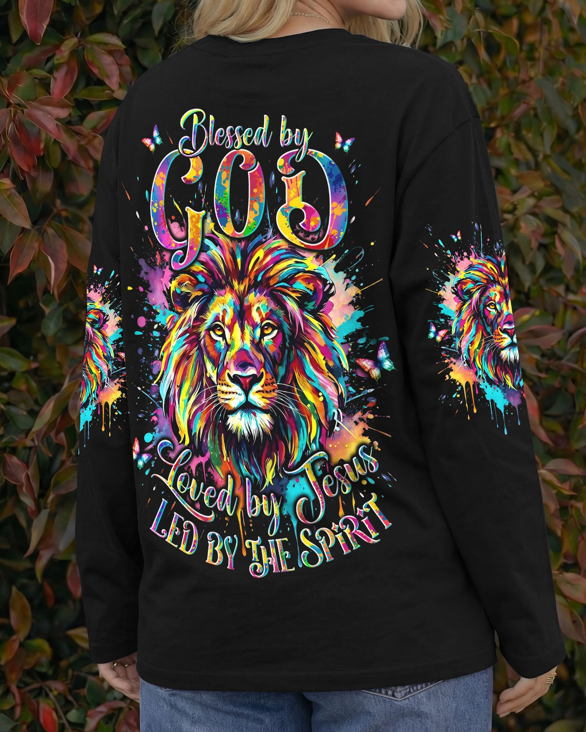Blessed By God Lion Women's All Over Print Shirt - Tyln0907261