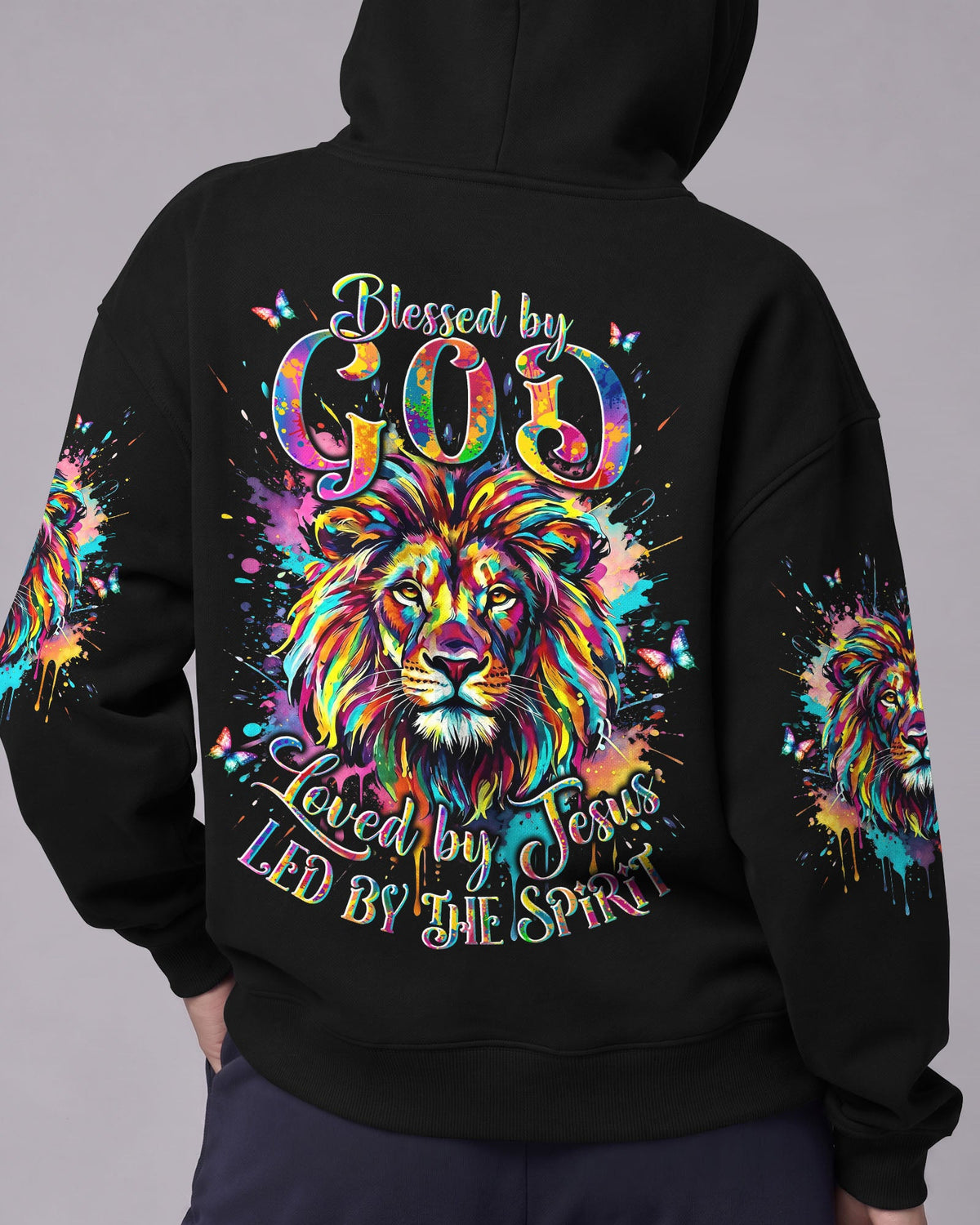 Blessed By God Lion Women's All Over Print Shirt - Tyln0907261