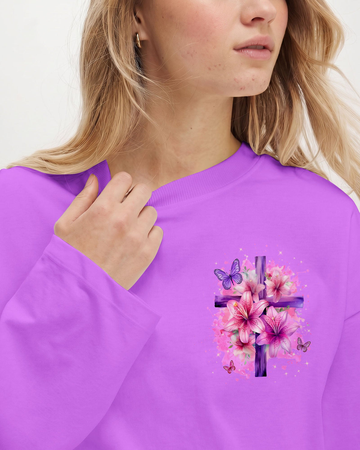 I Am Nothing Without God Women's All Over Print Shirt - Tyln2007261