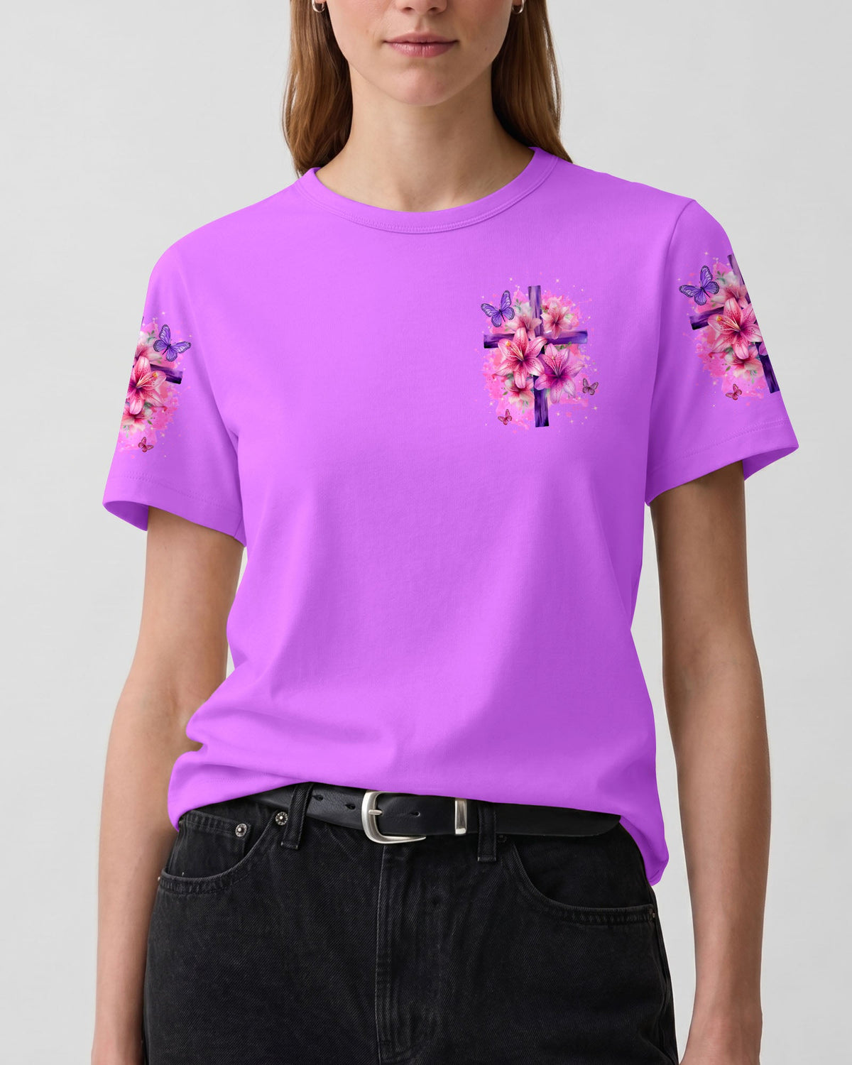 I Am Nothing Without God Women's All Over Print Shirt - Tyln2007261
