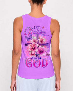 I Am Nothing Without God Women's All Over Print Shirt - Tyln2007261