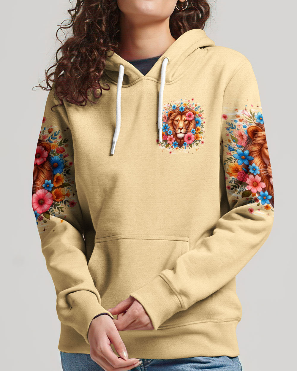 Blessed By God Lion Women's All Over Print Shirt - Typq0403261