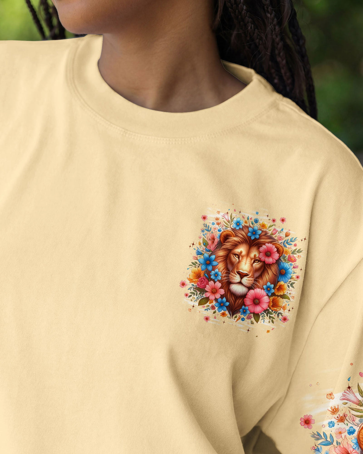 Blessed By God Lion Women's All Over Print Shirt - Typq0403261