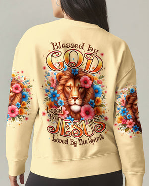 Blessed By God Lion Women's All Over Print Shirt - Typq0403261