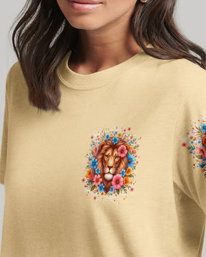 Blessed By God Lion Women's All Over Print Shirt - Typq0403261