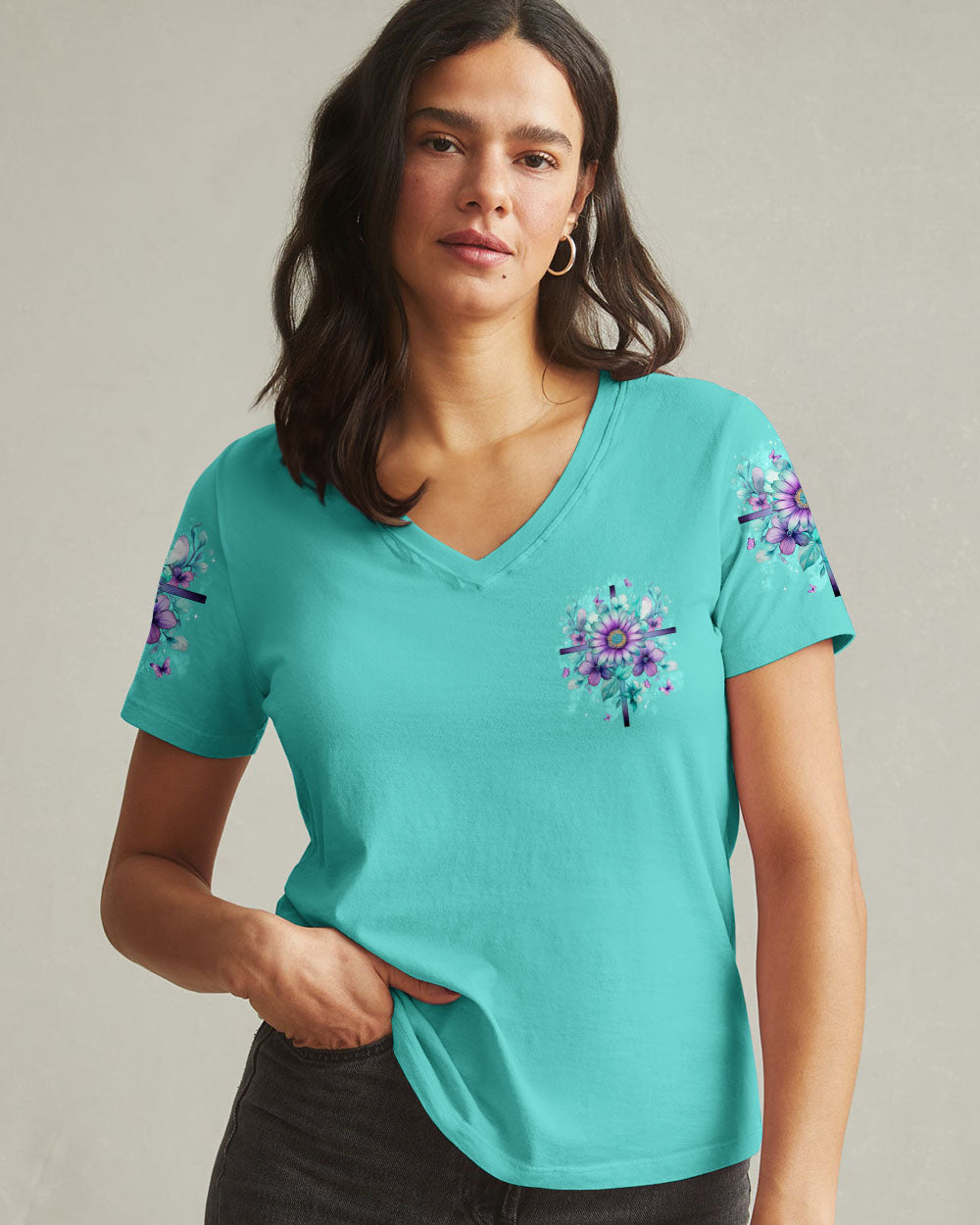 I Will Walk By Faith Women's All Over Print Shirt - Typq0503262
