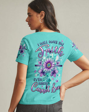 I Will Walk By Faith Women's All Over Print Shirt - Typq0503262