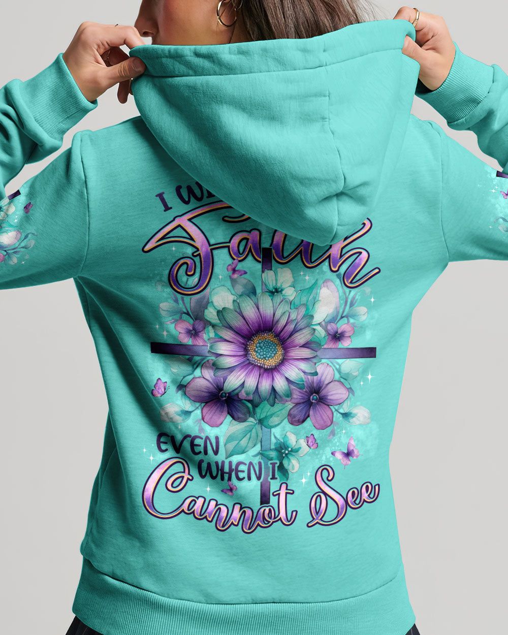 I Will Walk By Faith Women's All Over Print Shirt - Typq0503262