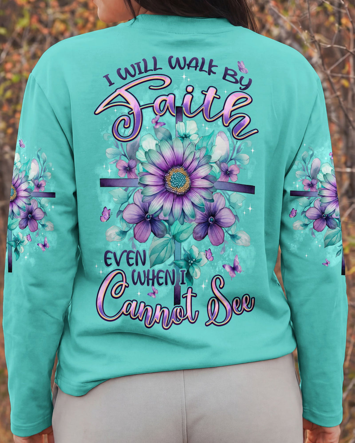 I Will Walk By Faith Women's All Over Print Shirt - Typq0503262