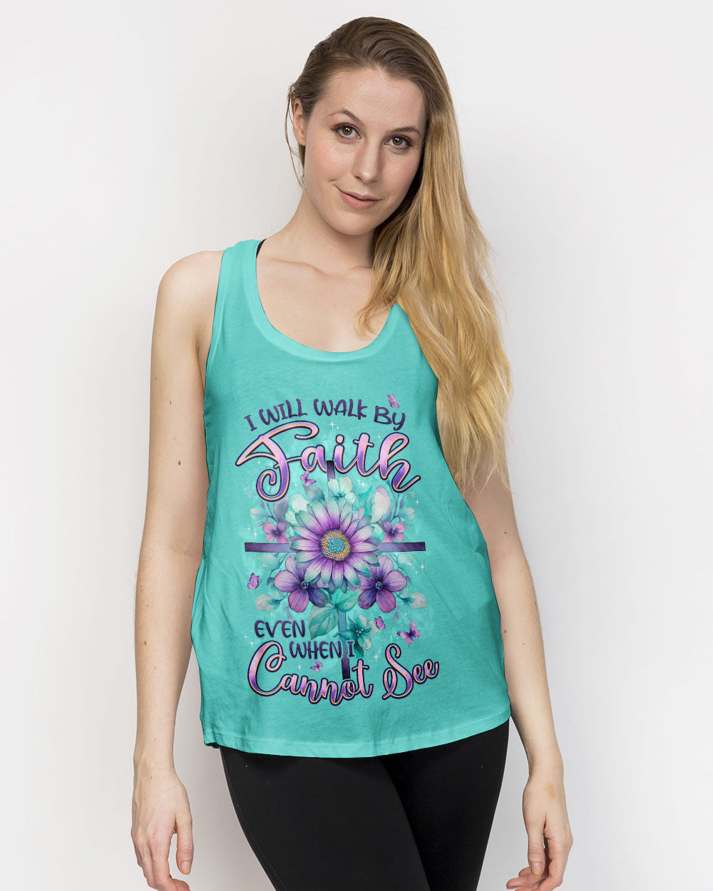 I Will Walk By Faith Women's All Over Print Shirt - Typq0503262