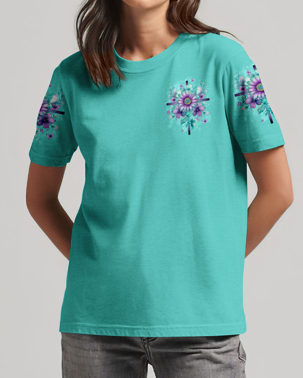 I Will Walk By Faith Women's All Over Print Shirt - Typq0503262
