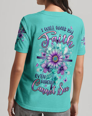 I Will Walk By Faith Women's All Over Print Shirt - Typq0503262