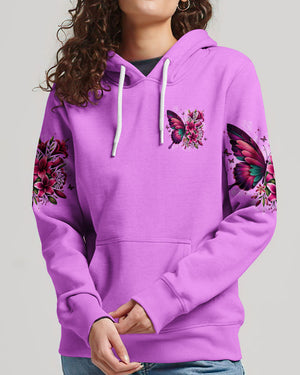 Blessed By God Butterfly Women's All Over Print Shirt - Typq0612251