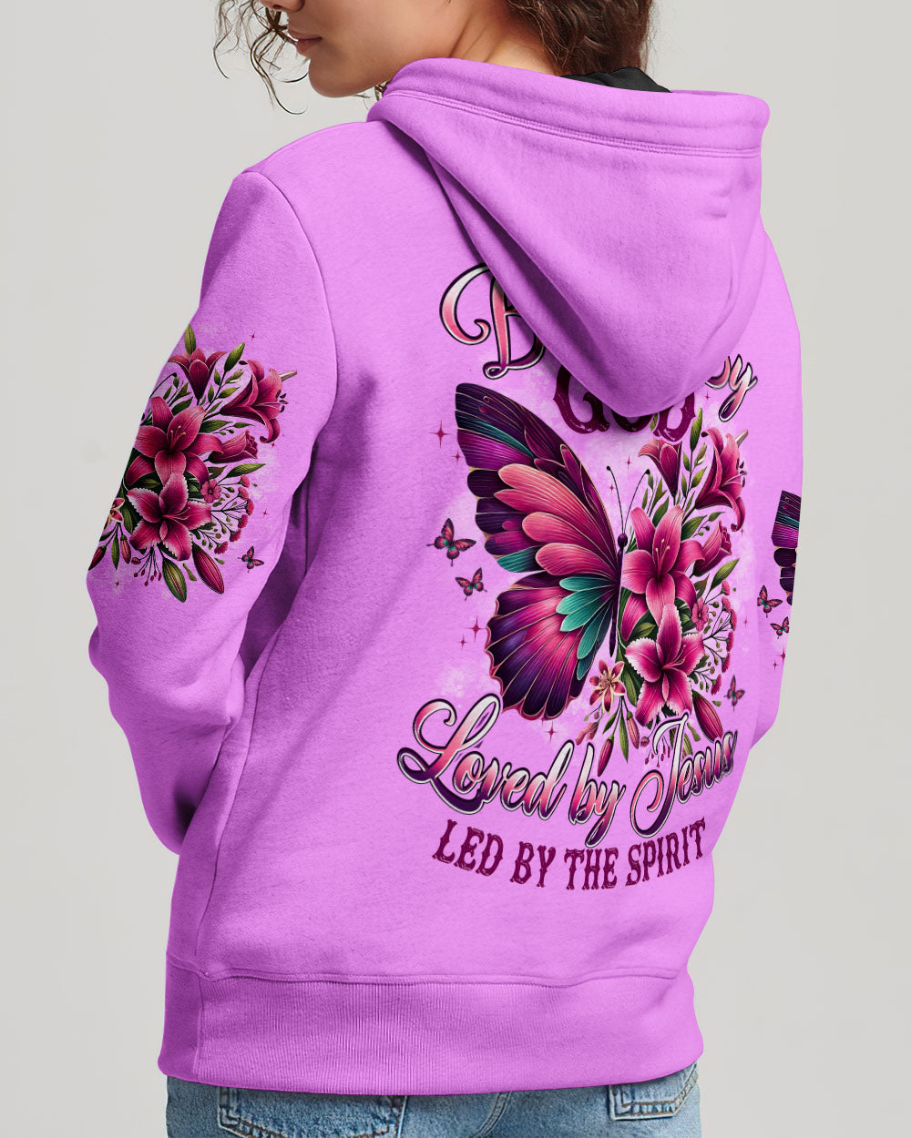Blessed By God Butterfly Women's All Over Print Shirt - Typq0612251