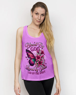 Blessed By God Butterfly Women's All Over Print Shirt - Typq0612251