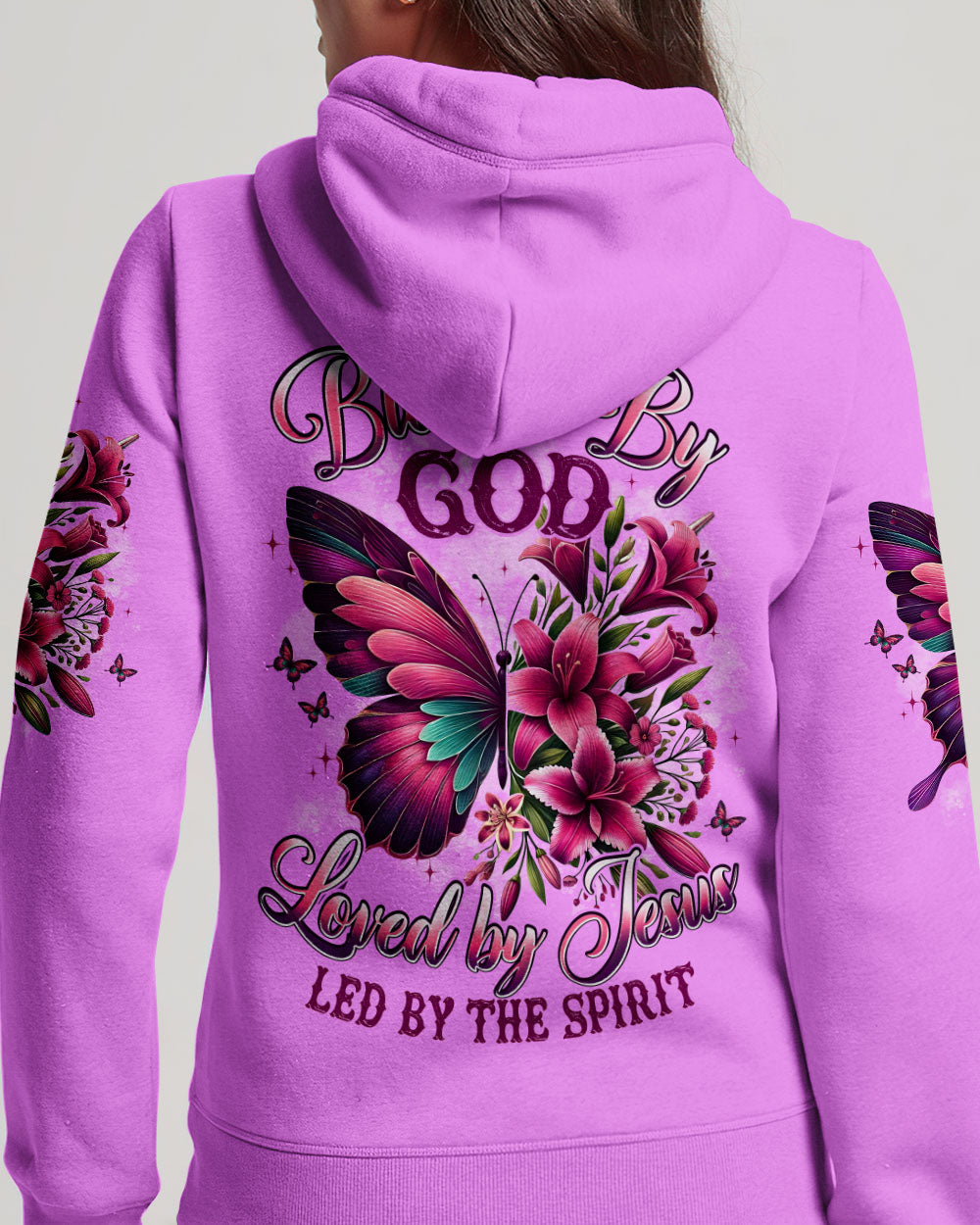Blessed By God Butterfly Women's All Over Print Shirt - Typq0612251