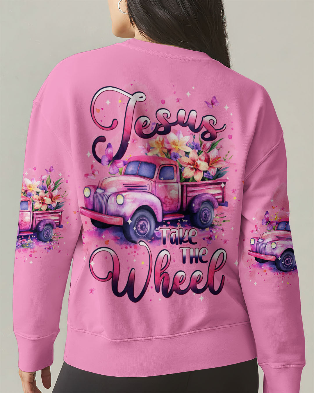Jesus Take The Wheel Women's All Over Print Shirt - Typq1006254